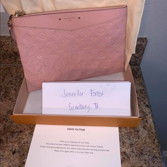 Louis Vuitton Handbags - Daily Pouch Monogram Empreinte Rose Poudre